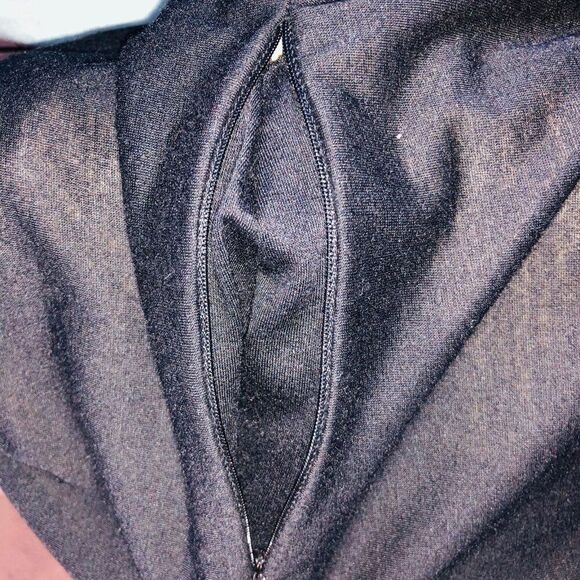 2 Chic Womens One Size Tan Black Infinity Scarf Accessory Reversible Pocket New - Picture 7 of 7